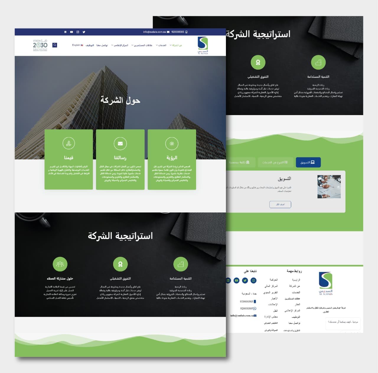 تصميم موقع إلكتروني احترافي في مجموعة الإنجاز المتكاملة: حلول رقمية تصنع الفرق